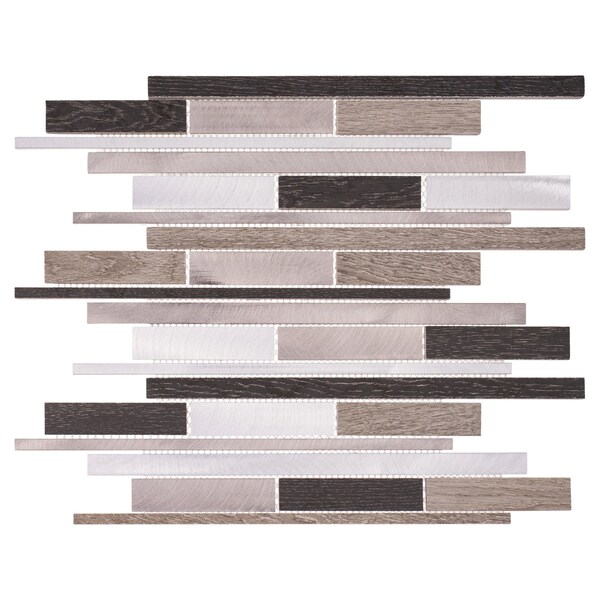 Andova Tiles CHOCOLAT Brick Porcelain Mosaic Wall Tile SAM-ANDCHO313 - main
